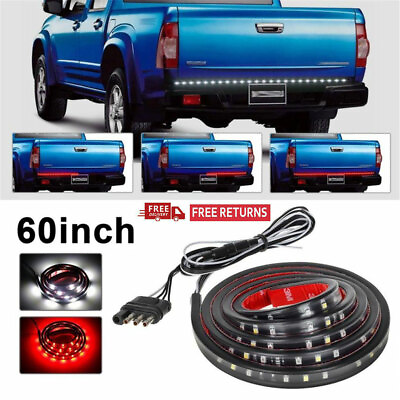 #ad 60quot; Tailgate LED Strip Bar Truck Stop Brake Turn Signal Tail Light For Ford LM2 $9.29