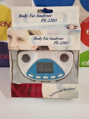 #ad Mini Body Fat Monitor Health Analyzer Fat Meter Digital LCD Handheld $13.16