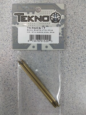 #ad Tekno RC Steel Ti Nitride X Long Rear Shock Shafts TKR6061T New $22.99