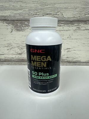 #ad GNC Mega Men 50 Plus One Daily Multivitamin 60 Tablets EXP 06 25 SEALED No Box $12.99