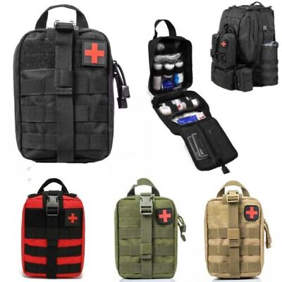 #ad Tactical Survival Hunting Pouch for Ifak Emt Molle First Aid Storage Medic Bag $8.95