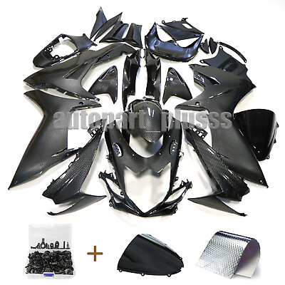 #ad Carbon Fiber Painted Fairing Kit For Suzuki GSXR600 750 2011 2024 ABS Injection $475.00