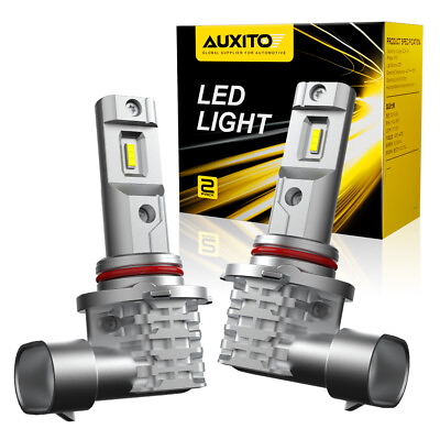 #ad 9005 LED Headlight Super Bright Bulbs Kit White High Low Beam 6500K 360000LM $18.99