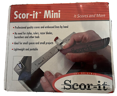 #ad TWO Scor it Mini Scoring Board Inches or Metric 9 3 8 x 7quot; tool FREE SHIP $18.00
