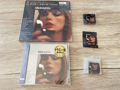 #ad Taylor Swift CD key Chain Sticker Midnights Set Lot Unopened Japanese New FedEx $288.00