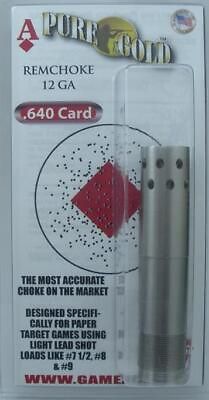 #ad #ad Pure Gold REMH12640 Card Choke Tube .640 Remington 12 Ga $84.84