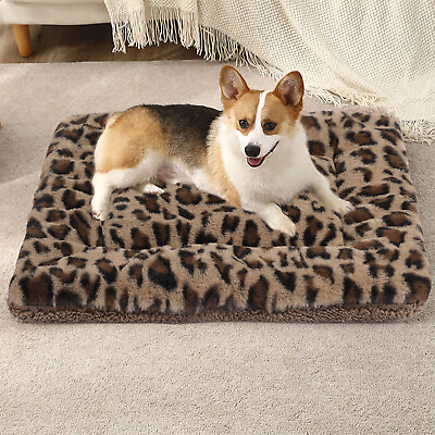 #ad Plush Pet Dog Cat Bed Cushion Blanket Mat Puppy Kennel Nest Reversible Washable $12.99