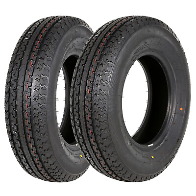 #ad Set of 2 Radial Trailer Tire ST175 80R13 175 80 R13 6 Ply Load Range C LRC $99.99