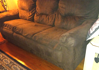 #ad Couch Sofa Brown About 64 Inches Wide $299.00