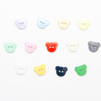 #ad Teddy Head Button 15mm 2 Hole Plastic Novelty Buttons GBP 27.75