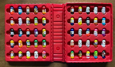 #ad 50 Mighty Beanz lot with Red Series 2 Case $26.99