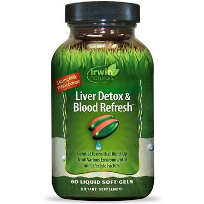 #ad Irwin Naturals Liver Detox amp; Blood Refresh 60 Sgels $30.29