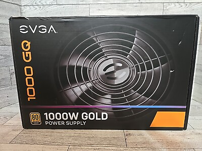 #ad EVGA 1000 GQ 80Plus Gold 1000W Modular Power Supply *FOR PARTS ONLY $49.99