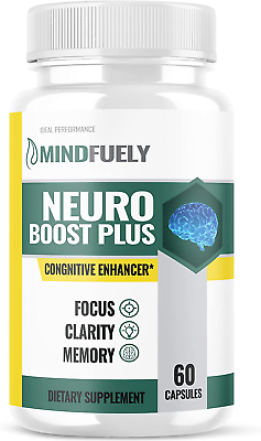#ad Mindfuely Boost Plus Mindfuely Mindfuely Cognitive Brain Formula 60 Capsules $49.95