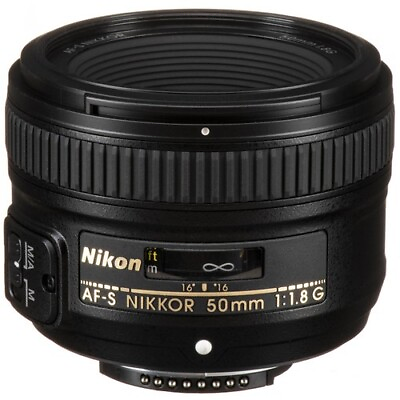 #ad Open Box Nikon AF S FX Nikkor 50mm f 1.8G Auto Focus F Mount Lens #4 $155.00