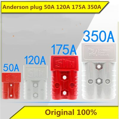 #ad Anderson plug 50A 120A 175A 350A forklift charging high current socket connector $37.13