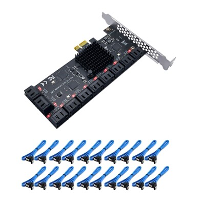 #ad Multi port Hard Expansion Card Cards for PC Hard Disk Chia Mining $89.62