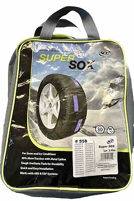 #ad Super Sox SCC S58 Tire Traction with Reinforced Studded Urethane Pads $59.00