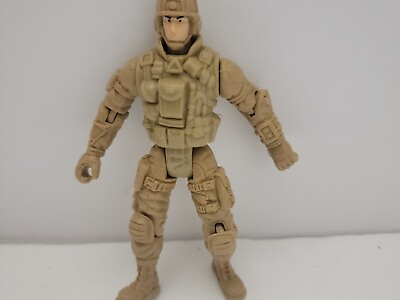 #ad Military Army Desert Soldier 4 Inch Adventure Action Figure $6.10