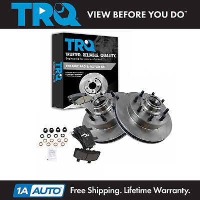 #ad TRQ Front Ceramic Disc Brake Pad amp; Rotor Kit for Chevy GMC Truck SUV $219.95