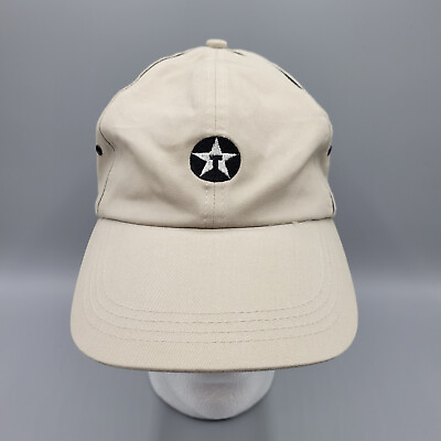 #ad Texaco Hat Cap Strapback Beige Logo Automotive Gas Fuel Shop Vented Adult Mens $14.97