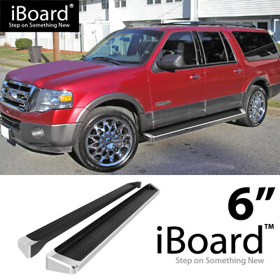 #ad Running Board Style Side Step 6in Silver Fit Ford Expedition EL 07 17 $229.00