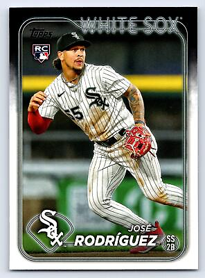 #ad 2024 Topps Series 1 Jose Rodriguez RC Rookie #86 Chicago White Sox Baseball Card $3.99