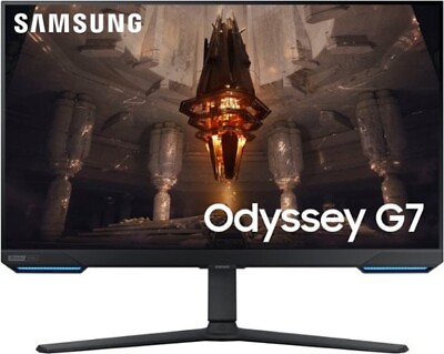 #ad SAMSUNG Odyssey 4k gaming monitor UHD IPS AMD FreeSync 144hz 28” 1ms Black $799.00