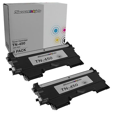 #ad 2PK Compatible for Brother TN450 TN 450 BLACK Toner Cartridge DCP 7060D DCP 7065 $17.86