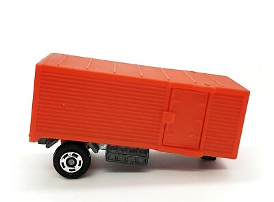 #ad Orange No. 24 Hino Semi Trailer Panel Van Trailer Toy $18.37