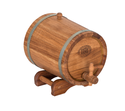 #ad 3L Vintage Wood Timber Wine Barrel Whiskey Rum Wooden Keg Cask Beer Port Stand $65.00