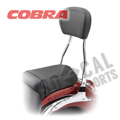 #ad Cobra Sissy Bars Tall Round Yamaha XVS1300A V Star 2007 2009 17 Inches 2134876 $408.70