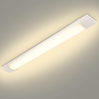 #ad 4ft Led Shop Light Fixture 40W LED Tube Light 4800lm 4000K Neutral White 1... $50.05