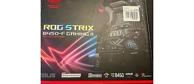ASUS ROG STRIX B450 F GAMING AM4 AMD Motherboard 90MB0YS0 M0EAY0 $68.99