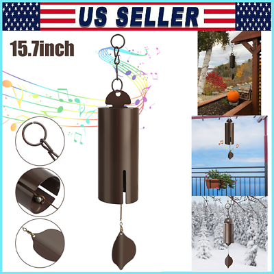 #ad Large Deep Resonance Serenity Metal Bell Heroic Wind Chimes Outdoor Home Decor $11.99