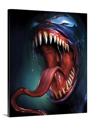 #ad Venom Canvas 16x20 Marvel Comics WallArt Mancave Stan Lee Spider Man Villan Hero $39.99