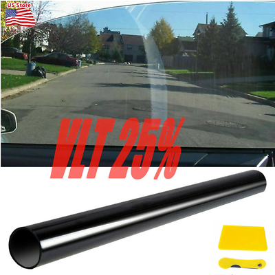 #ad Uncut Roll Window Tint Film 25% VLT 20quot; x 10#x27;ft Feet Car Home Office Glass 3M $9.99
