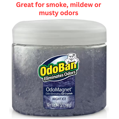 #ad 14 oz. OdoMagnet Odor Removing Gel Crystals Odor Absorber and Air Freshener $7.99