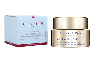#ad Clarins Nutri Lumiere Nuit Nourishing Night Cream 50ml 1.6oz Tstr Box Sealed $64.95