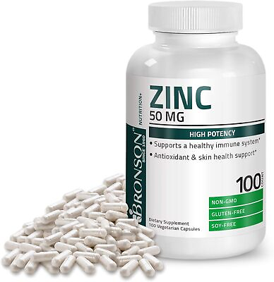 #ad Bronson Zinc 50mg Complex Immune Skin Support $25.46