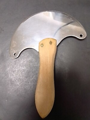 #ad Rowoco France Stainless Round Head Knife Wood Handle Wooden $20.00