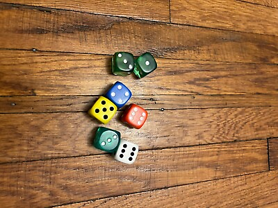 #ad 7 Large Colored Dice $6.99