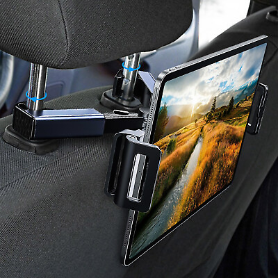 #ad Car Back Seat Headrest Holder Mount 360° For iPad Tablet Phone Samsung Universal $10.98