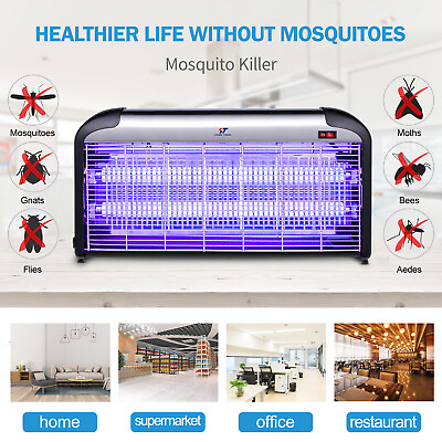 #ad UV Tube LED Light Electronic Pest Control BugZapper Pest Control Mosquito Killer $34.99