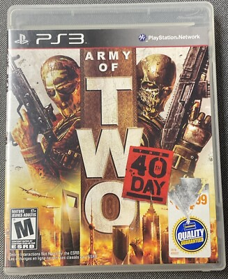 #ad Tested PlayStation 3 PS3 Army Of Two The 40th Day. $13.99