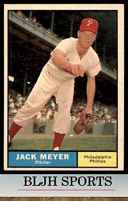 #ad 1961 Topps #111 Jack Meyer Philadelphia Phillies see pics A $2.25