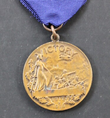 #ad ⚔ US World War I 1917 1918 Victory New Jersey State Service Medal $32.40