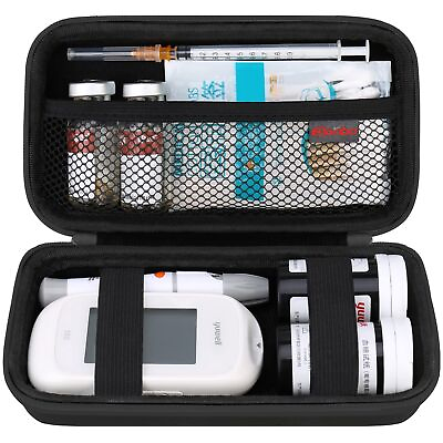 #ad Diabetic Supplies Travel Case Diabetic Supply Organizer Bag Glucose Meter S... $33.62