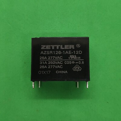 #ad 1pc AZSR126 1AE 12D 12V DC 31A 250VAC 4pin Power Relay ZETTLER Brand New $2.75