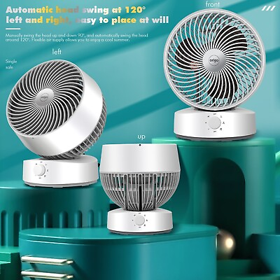 #ad Desktop Circulating Fan Ultra quiet Low Energy Consumption Three Gears $43.75